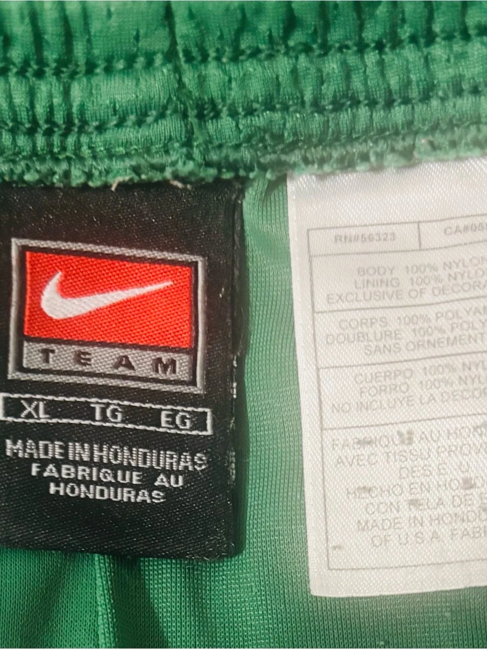 Nike Men's Forest Green Mesh Athletic sz XL Y2K Vintage